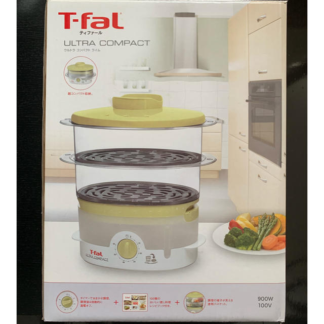 T-fal(ティファール)のT-fal ウルトラコンパクト 蒸し器 スマホ/家電/カメラの調理家電(調理機器)の商品写真
