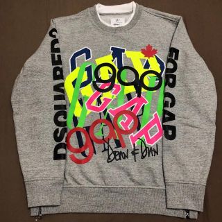 希少　GAP  Dsquared2　スウェット　トレーナー　デカロゴ　L グレー