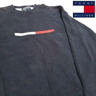 トミーヒルフィガー(TOMMY HILFIGER)の♤TOMMY HILFIGER♤長袖ニット 人気デザイン XL ビッグサイズ(ニット/セーター)