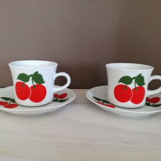 マリメッコ(marimekko)のTIRSCHENREUTH ティルシェンロイト カップ＆ソーサー　セット(食器)