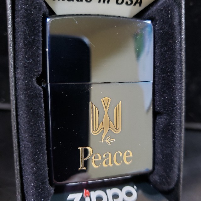 厳選❤95K`Zippo❤ピース限定ブルーチタン❤送料無料❤