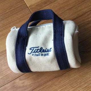 タイトリスト(Titleist)の★新品非売品◆タイトリスト◆ミニチュアドラムバッグ◆ホワイト(バッグ)