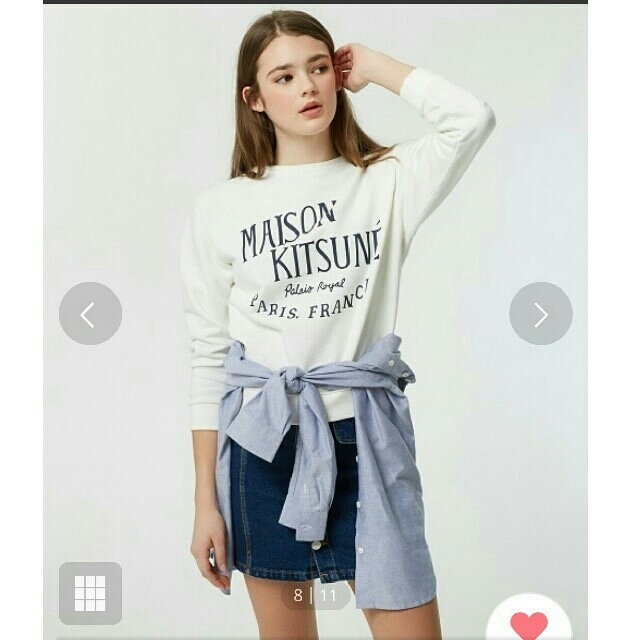 MAISON KITSUNE'(メゾンキツネ)の【ミナ様専用】MAISON KITSUNE スウェット レディースのトップス(トレーナー/スウェット)の商品写真