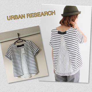 アーバンリサーチ(URBAN RESEARCH)のバックリボンレース(Tシャツ(半袖/袖なし))