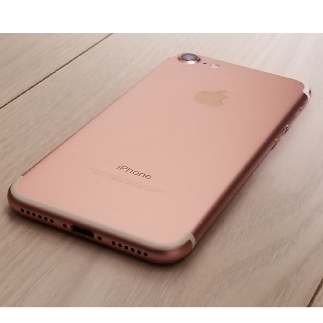 中古 rose goldの通販 by kugar's shop｜ラクマ iPhone7 32GB simフリー ローズゴールド 人気絶頂
