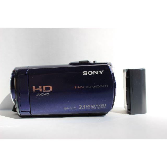 SONY(ソニー)のSONYハンディーカム　HDR-CX170 スマホ/家電/カメラのカメラ(ビデオカメラ)の商品写真