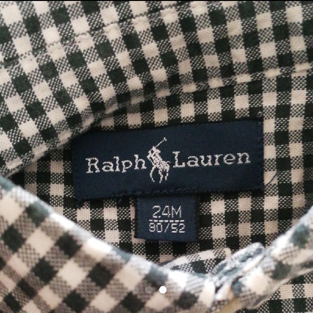 Ralph Lauren(ラルフローレン)のラルフローレン　チェック　シャツ　90 キッズ/ベビー/マタニティのキッズ服男の子用(90cm~)(ブラウス)の商品写真