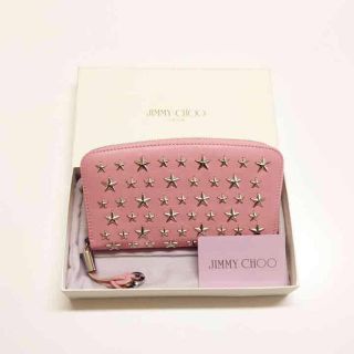 ジミーチュウ JIMMY CHOO 長財布 総柄　花柄　ピンク