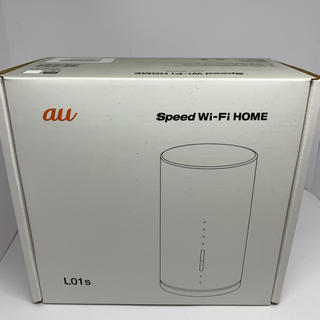 エーユー(au)の【美品】au speed wi-fi HOME L01s(その他)