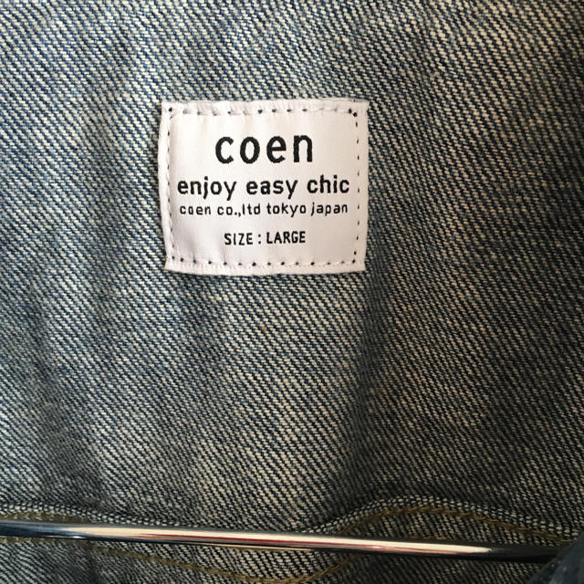 coen(コーエン)のcoen コーエン USA コットン Gジャン Lサイズ レディースのジャケット/アウター(Gジャン/デニムジャケット)の商品写真