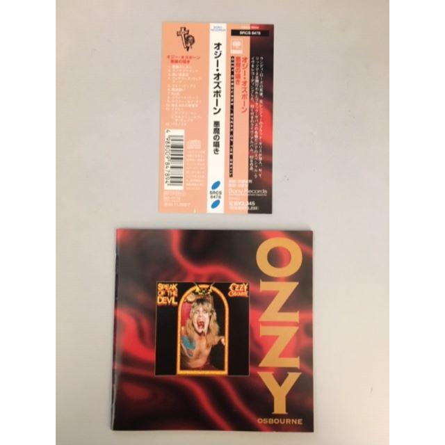 OZZY OSBOURNE / SPEAK OF THE DEVIL(悪魔の囁き エンタメ/ホビーのCD(ポップス/ロック(洋楽))の商品写真