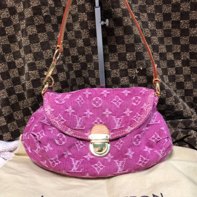 ファッション通販】 VUITTON LOUIS - モノグラムデニムミニプリティ 未