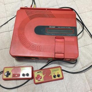 シャープ(SHARP)のツインファミコン【動作確認済・ディスク未確認】(家庭用ゲーム機本体)