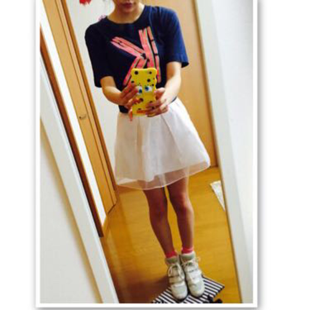 one spo(ワンスポ)のonespo オーガンジーミニスカート レディースのスカート(ミニスカート)の商品写真