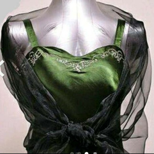 ドレス用　オーガンジー　ブラック レディースのファッション小物(マフラー/ショール)の商品写真