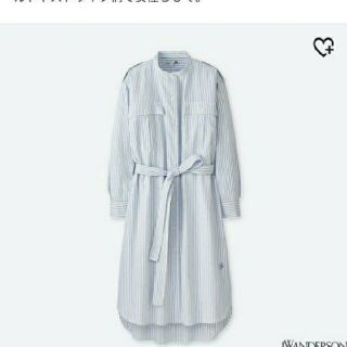 ユニクロ(UNIQLO)のJWアンダーソンシャツワンピース(ひざ丈ワンピース)