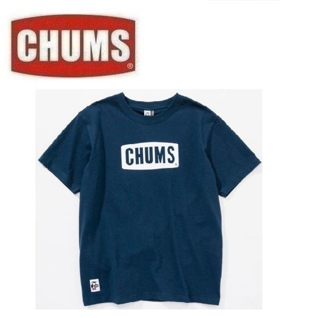 CHUMS(チャムス)の新品★CHUMS チャムス ロゴＴシャツ ネイビー Mサイズ スポーツ/アウトドアのアウトドア(その他)の商品写真