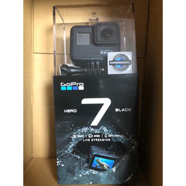GoPro(ゴープロ)の新品 GoPro HERO7 BLACK 未使用品 国内正規品 hero 7 スマホ/家電/カメラのカメラ(ビデオカメラ)の商品写真