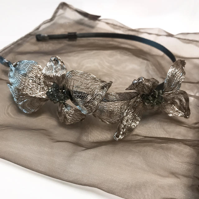 美品☆Colette malouf ワイヤーフラワーカチューシャ krzysztofbialy.com