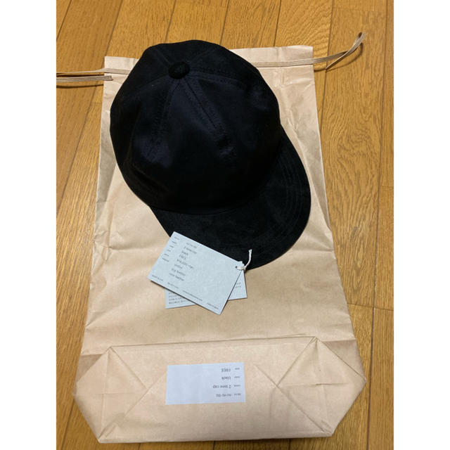 Hender Scheme(エンダースキーマ)の新品 hender scheme  2tone cap black  メンズの帽子(キャップ)の商品写真