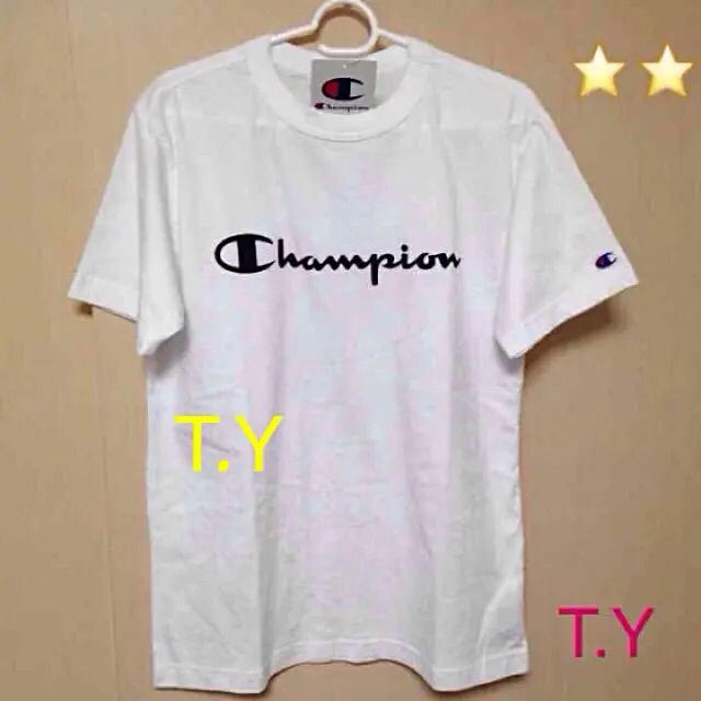 Champion(チャンピオン)のChampion Tシャツ 白 Supreme EMODA Ungrid好きに メンズのトップス(Tシャツ/カットソー(半袖/袖なし))の商品写真