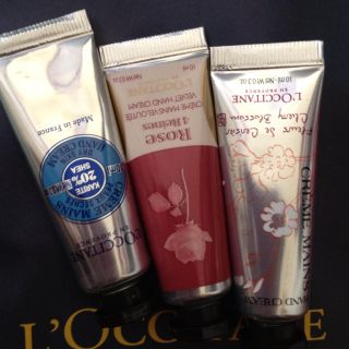 ロクシタン(L'OCCITANE)の新品♡ロクシタン♡ミニハンドクリーム♡(ネイルケア)