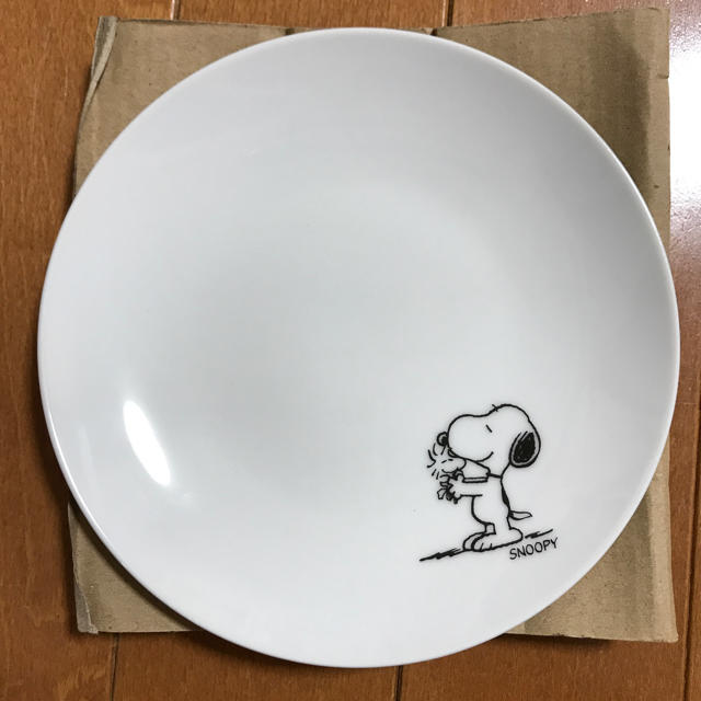 SNOOPY(スヌーピー)のスヌーピーペアプレート エンタメ/ホビーのコレクション(ノベルティグッズ)の商品写真