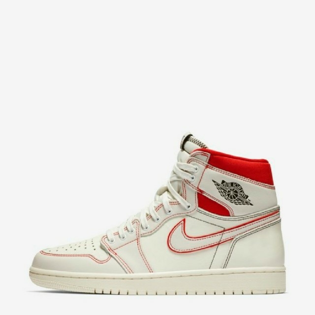 AIR JORDAN 1 SAIL UNIVERSITY RED 29cm