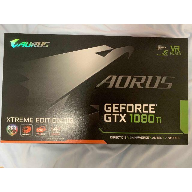 PCパーツGigabyte AORUS GeForce GTX 1080Ti 11GB