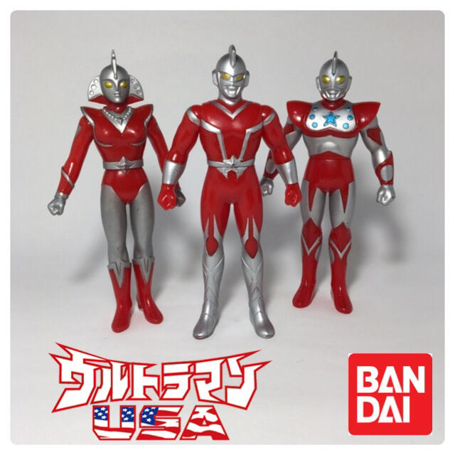 BANDAI - 当時物『 ウルトラマンUSA ソフビセット 』の通販 by 駄菓子