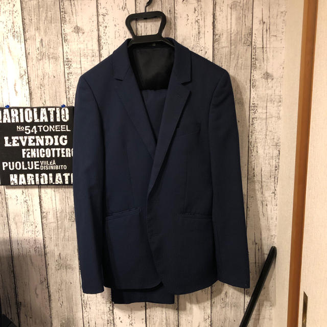 THE SUIT COMPANY(スーツカンパニー)のスーツ セットアップ ブルー スリム メンズのスーツ(セットアップ)の商品写真