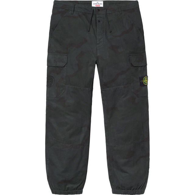 2022新作モデル 【30】Stone - Supreme Island 黒 Pant Cargo Camo ワークパンツ/カーゴパンツ 2022新作モデル 【30】Stone - Supreme Island 黒 Pant Cargo Camo ワークパンツ/カーゴパンツ