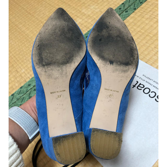 CHIAKI KATAGIRI スウェードレースパンプス レディースの靴/シューズ(ハイヒール/パンプス)の商品写真