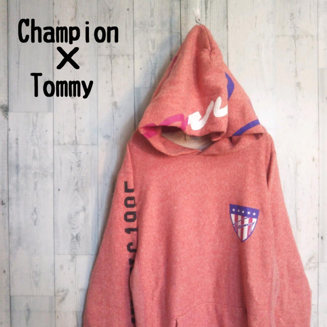 TOMMY HILFIGER(トミーヒルフィガー)のChampion×Tommy ダブルネーム パーカー メンズのトップス(パーカー)の商品写真