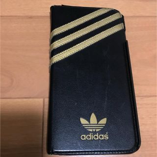 アディダス(adidas)のiphone6 plus○ iphone7 plus△ 手帳型ケース 難アリ(iPhoneケース)