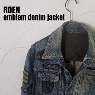 ロエン(Roen)のRoen/ロエン  ワッペン付き デニムジャケット(Gジャン/デニムジャケット)