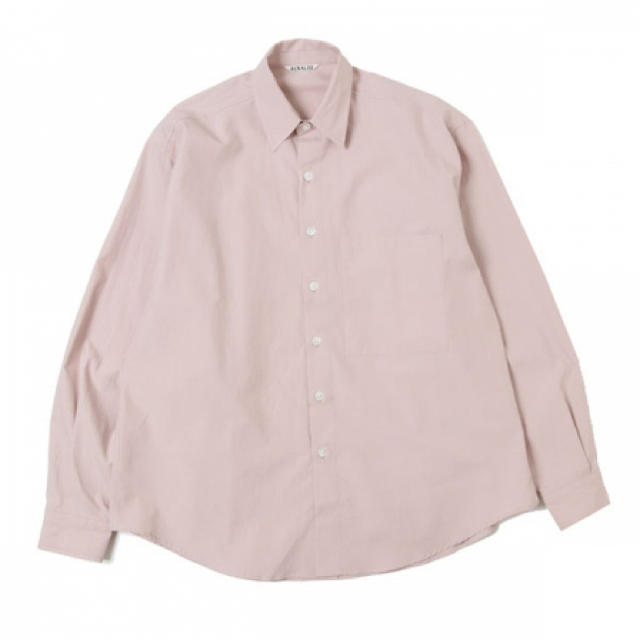 AURALEE WASHED FINX TWILL BIG SHIRTS