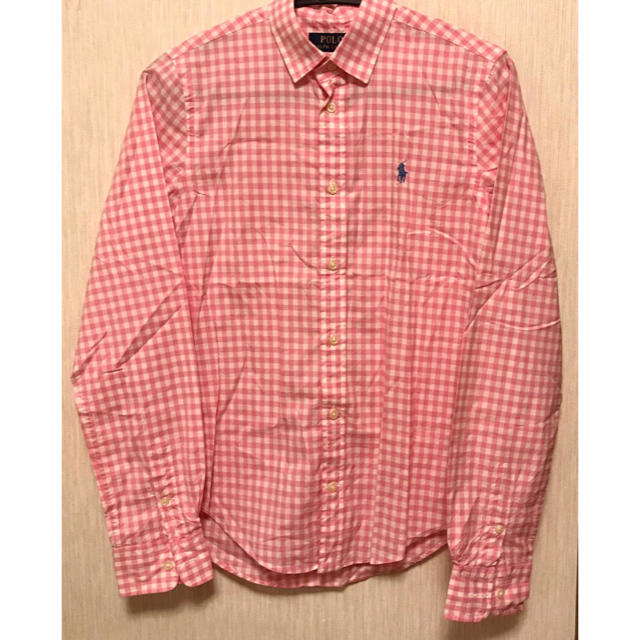POLO RALPH LAUREN(ポロラルフローレン)のラルフローレン ピンクチェックシャツ レディースのトップス(シャツ/ブラウス(長袖/七分))の商品写真