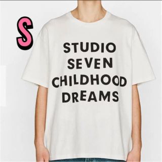 ジーユー(GU)の明日発送可能 GU  studioseven  コラボTシャツ  白  Sサイズ(Tシャツ/カットソー(半袖/袖なし))