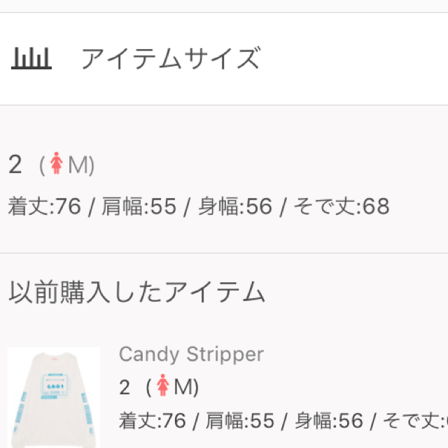 Candy Stripper(キャンディーストリッパー)のCANDY STRIPPER ロンT レディースのトップス(Tシャツ(長袖/七分))の商品写真