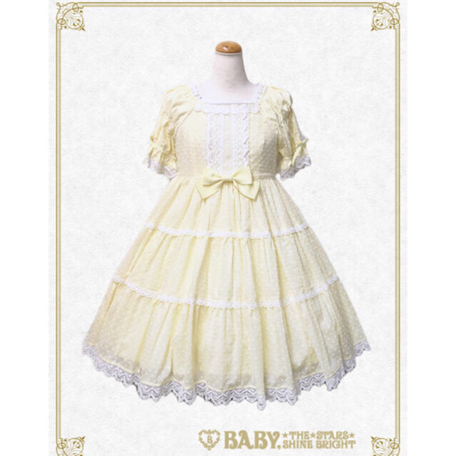 BABY,THE STARS SHINE BRIGHT(ベイビーザスターズシャインブライト)の新品♡送料無料♡定価27864円♡BABY♡デザートワンピース♡ひよこ夏のお嬢様 レディースのワンピース(ひざ丈ワンピース)の商品写真