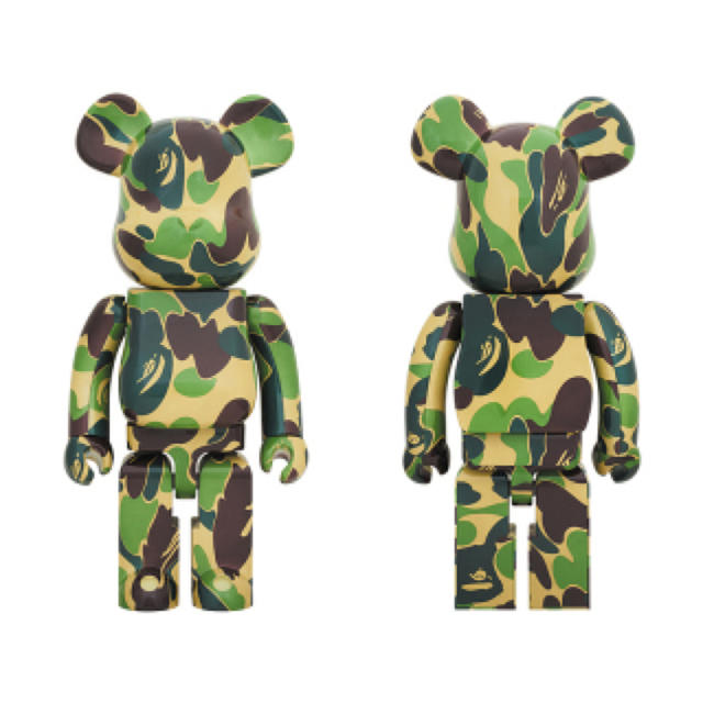 A BATHING APE(アベイシングエイプ)のBE@RBRICK ABC CAMO 1000％ GREEN エンタメ/ホビーのフィギュア(その他)の商品写真