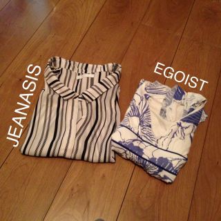 エゴイスト(EGOIST)のEGOIST&JEANASISトップス(Tシャツ(半袖/袖なし))