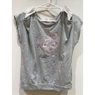 ピンクラテ(PINK-latte)の肩あきトップス(Tシャツ(半袖/袖なし))