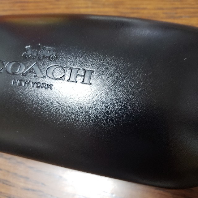 COACH(コーチ)の読売巨人軍様専用[難あり]コーチCOACHメガネケース(メガネ拭き付き)黒 レディースのファッション小物(サングラス/メガネ)の商品写真