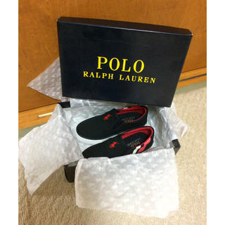 ポロラルフローレン(POLO RALPH LAUREN)の新品 Ralph Lauren すり ブラック 19.5cm(スリッポン)