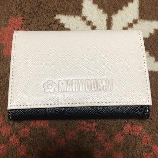 マリークワント(MARY QUANT)のマリークワント　バイカラーカードケース(名刺入れ/定期入れ)