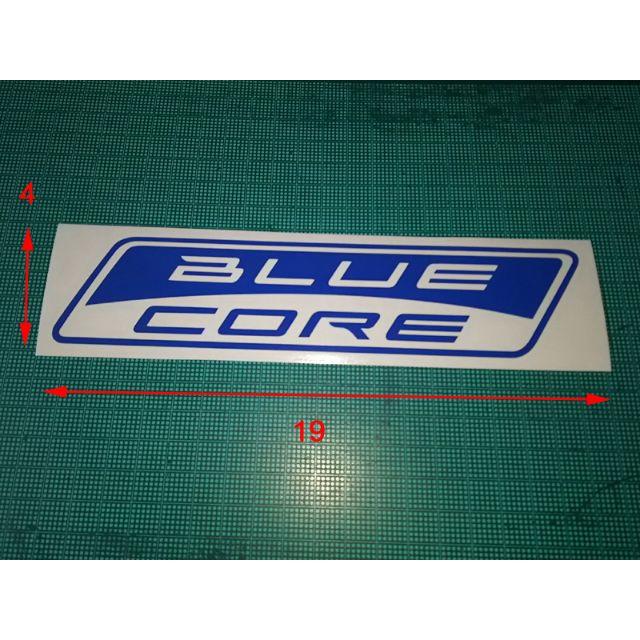 切り文字ステッカー★BLUE CORE★ヤマハ★青★19×4 自動車/バイクの自動車/バイク その他(その他)の商品写真