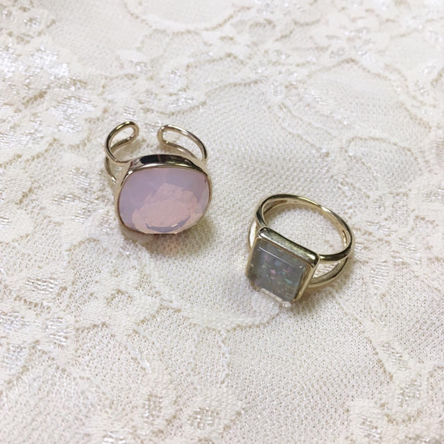 vintage ring set 💍 レディースのアクセサリー(リング(指輪))の商品写真