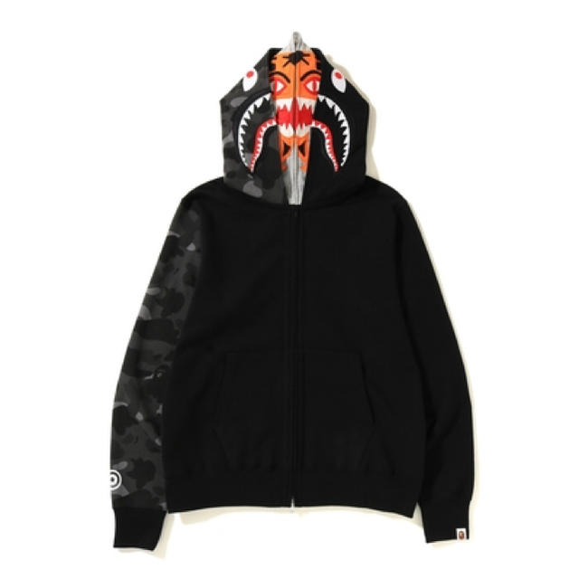 BAPE COLOR CAMO TIGER SHARK HOODIE